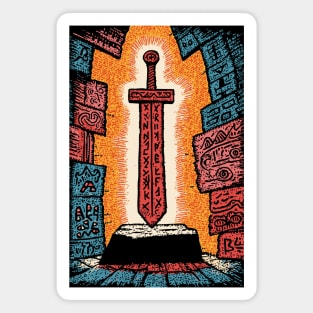 Legendary Magic Sword | Fantasy Gamer Item Magnet